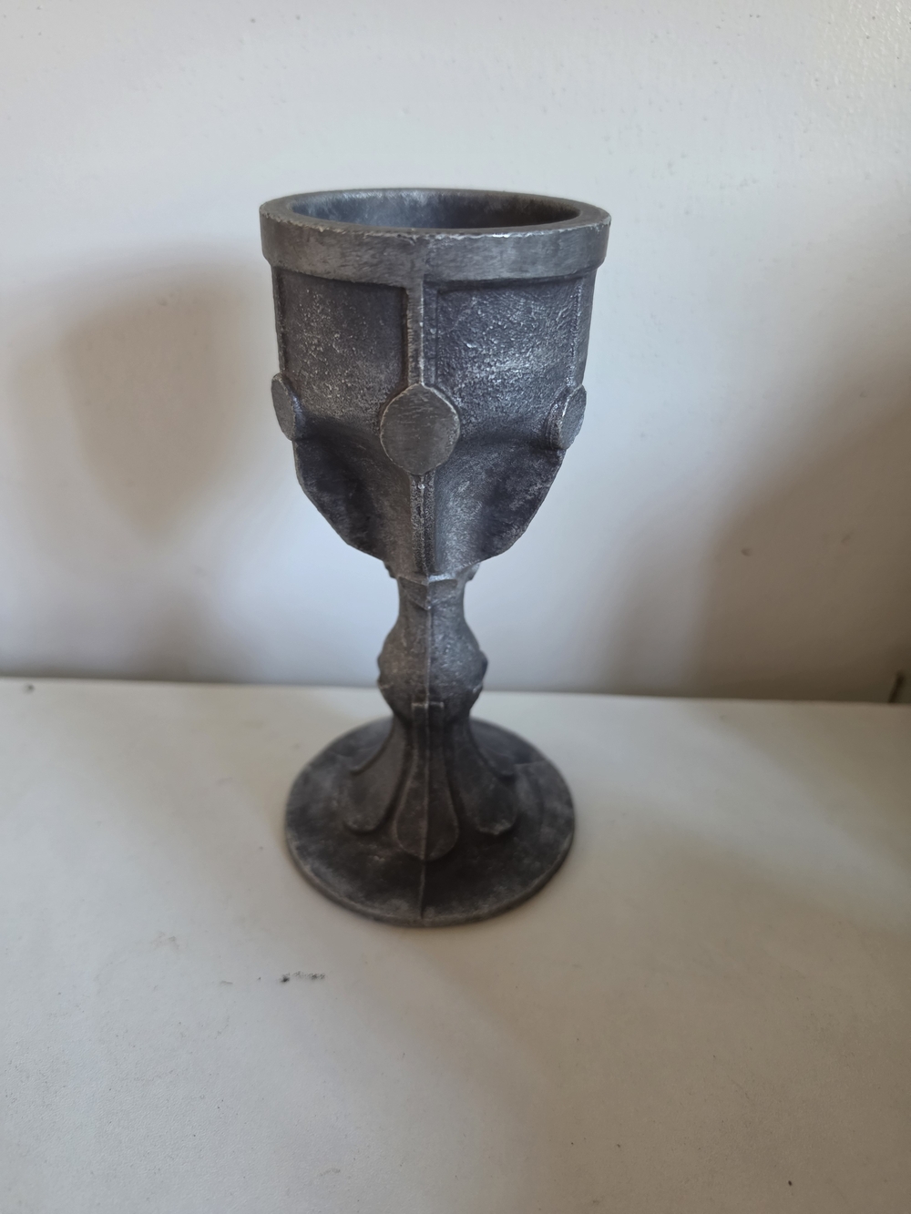 Vintage Princess Bride Battle of Wits Goblet - Iocane Powder Metal Chalice Prop